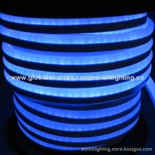 Flexible LED Neon Rope Lights with Single Color, 120/220/12/24V Input Voltage, 80 Pieces/m, IP65New